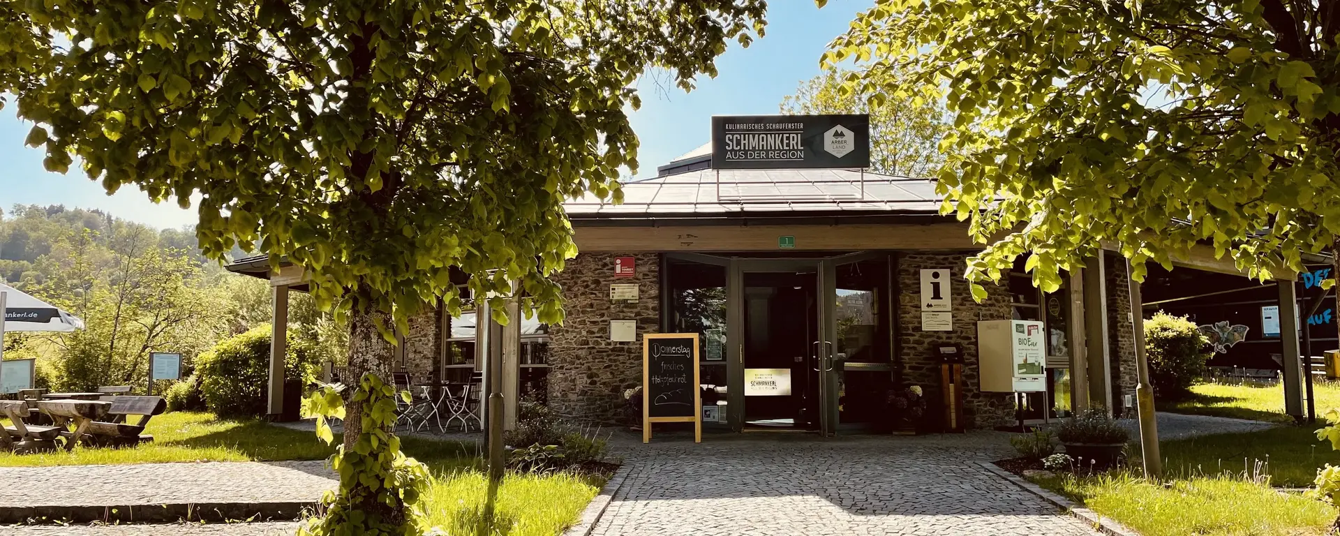 Aussenansicht des kulinarischen Schaufenster 