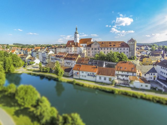 Blick auf die Stadt Neunburg vorm Wald 